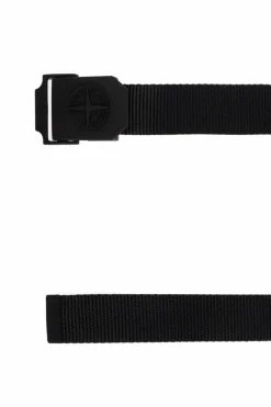 Stone Island CZARNY Pasek z logo