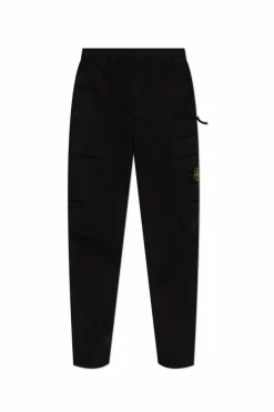 Stone Island CZARNY Spodnie typu `cargo`