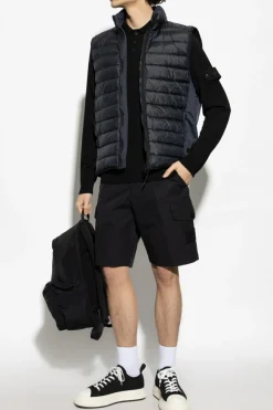 Stone Island CZARNY Sweter kapsuła `Ghost`