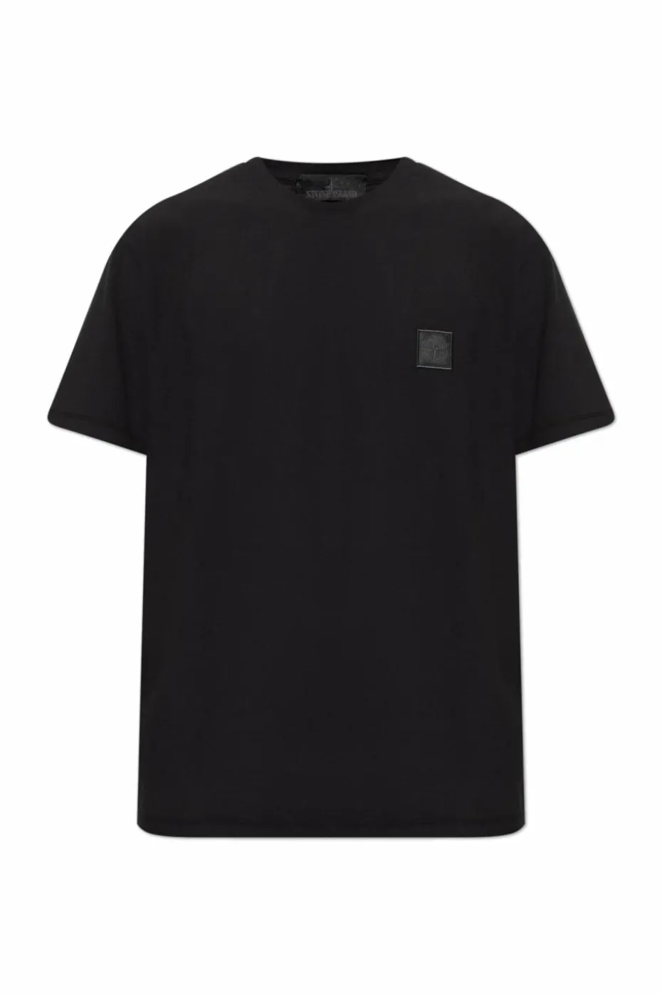Stone Island CZARNY T-shirt kapsuła `Ghost`