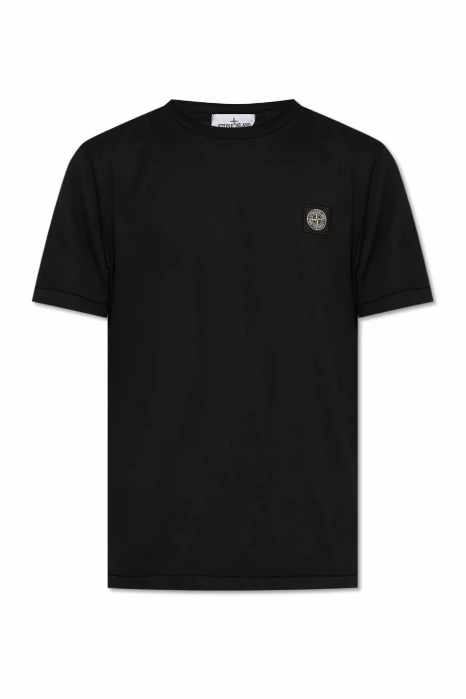 Stone Island CZARNY T-shirt z logo