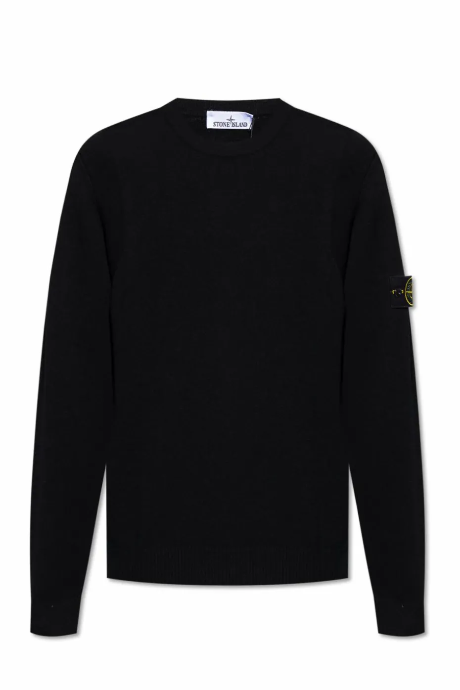 Stone Island CZARNY Wełniany sweter