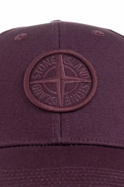 Stone Island FIOLETOWY Czapka z daszkiem