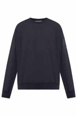 Stone Island GRANATOWY Bluza z logo