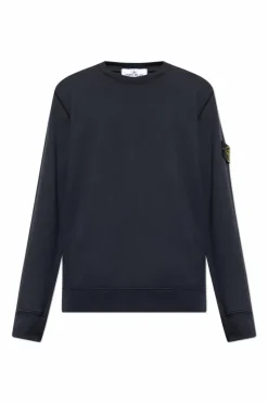Stone Island GRANATOWY Bluza z logo