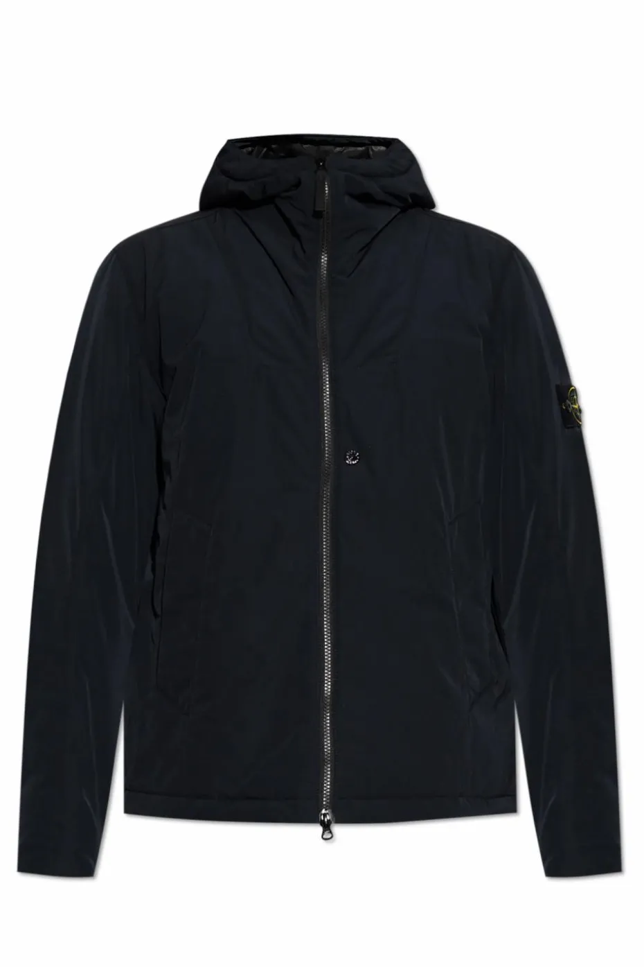 Stone Island GRANATOWY Kurtka ocieplana `Micro Twill`