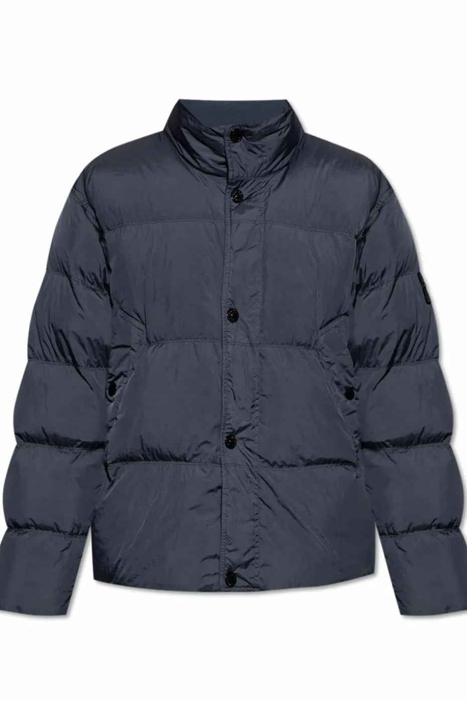 Stone Island GRANATOWY Kurtka puchowa `Garment Dyspo`