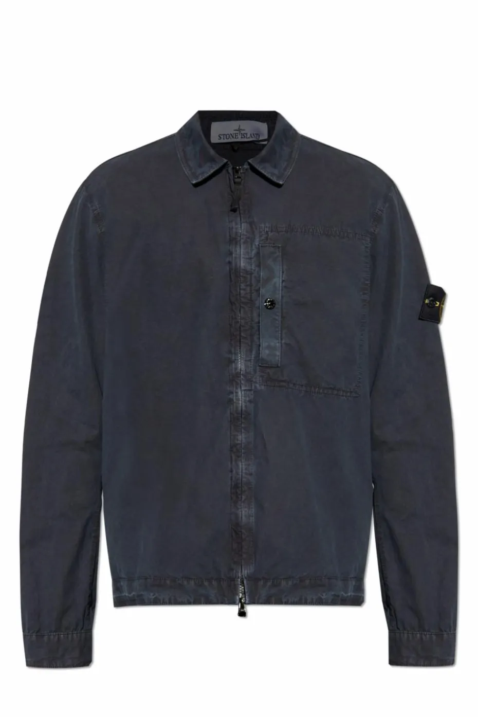 Stone Island GRANATOWY Kurtka z logo