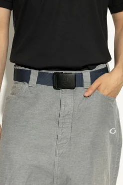 Stone Island GRANATOWY Pasek z logo