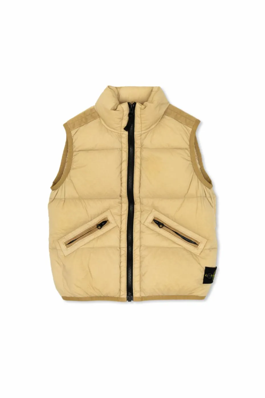 Stone Island Junior beżowy Kamizelka puchowa
