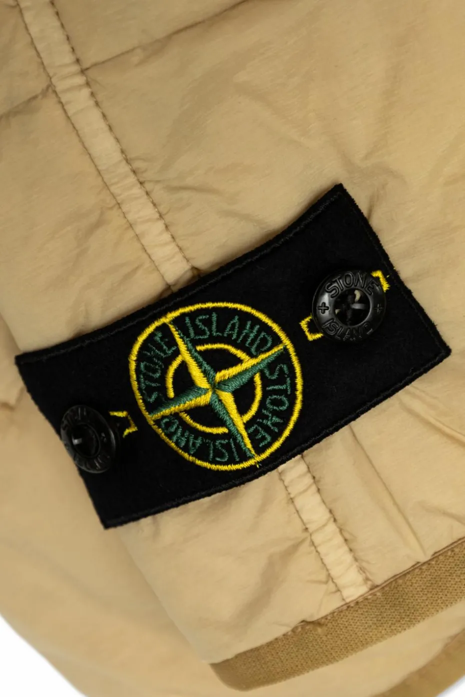 Stone Island Junior beżowy Kamizelka puchowa