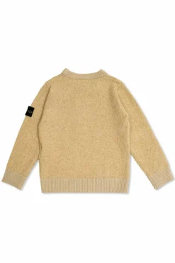 Stone Island Junior beżowy Sweter z logo