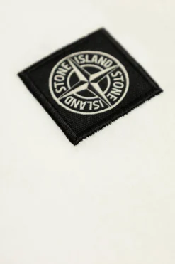 Stone Island Junior BIAŁY T-shirt z długimi rękawami