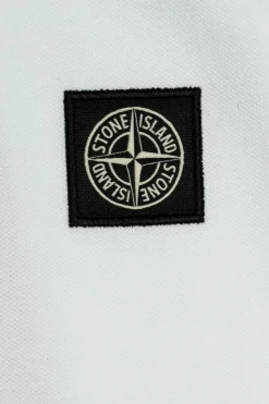 Stone Island Junior BIAŁY Polo z logo