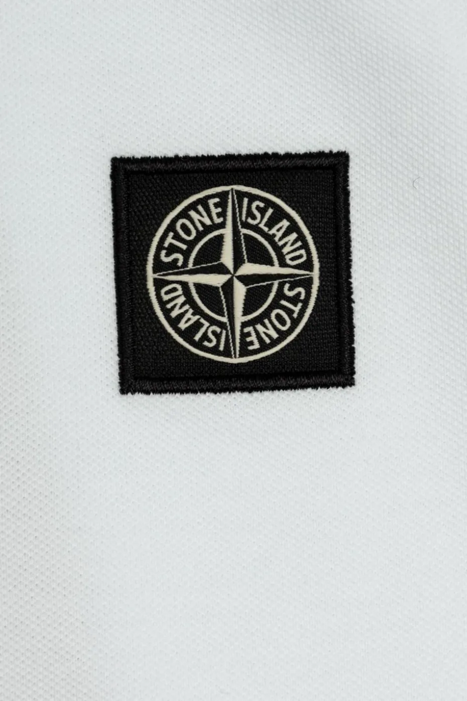 Stone Island Junior BIAŁY Polo z logo