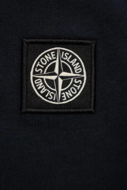 Stone Island Junior CZARNY T-shirt z logo