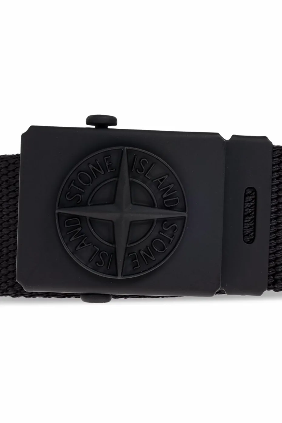 Stone Island Junior CZARNY Pasek z logo
