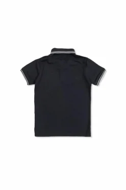 Stone Island Junior CZARNY T-shirt z logo