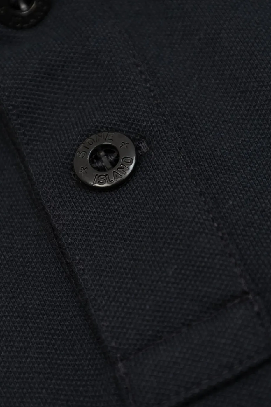 Stone Island Junior CZARNY T-shirt z logo