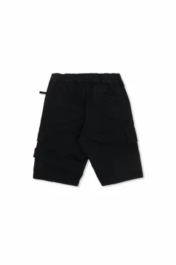 Stone Island Junior CZARNY Szorty z logo