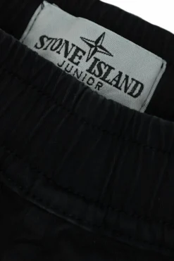 Stone Island Junior CZARNY Szorty z logo
