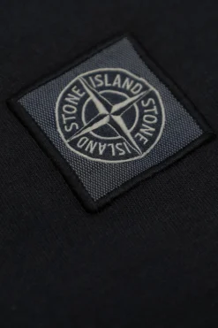 Stone Island Junior CZARNY T-shirt z logo
