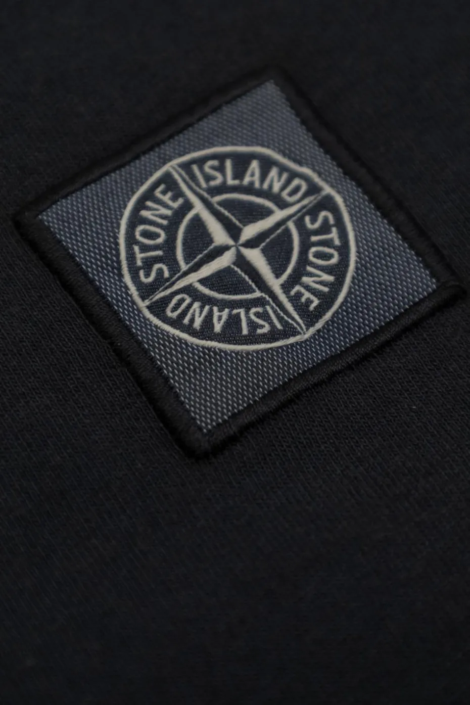 Stone Island Junior CZARNY T-shirt z logo