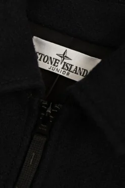 Stone Island Junior CZARNY Kurtka z logo
