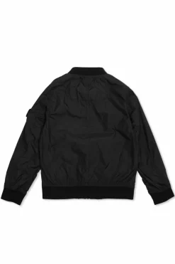 Stone Island Junior CZARNY Kurtka typu `bomber`