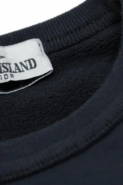 Stone Island Junior GRANATOWY Bluza z logo