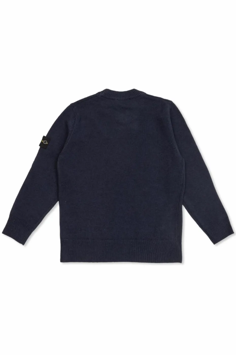 Stone Island Junior GRANATOWY Sweter z logo