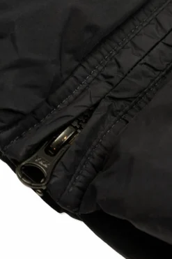 Stone Island Junior GRANATOWY Kurtka puchowa z logo