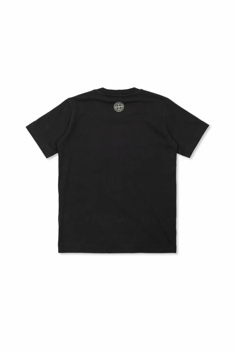 Stone Island Junior GRANATOWY T-shirt z logo