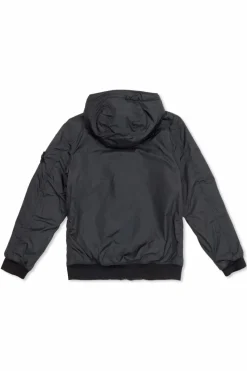 Stone Island Junior GRANATOWY Ocieplana kurtka