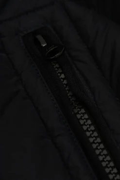 Stone Island Junior GRANATOWY Kurtka puchowa z kapturem