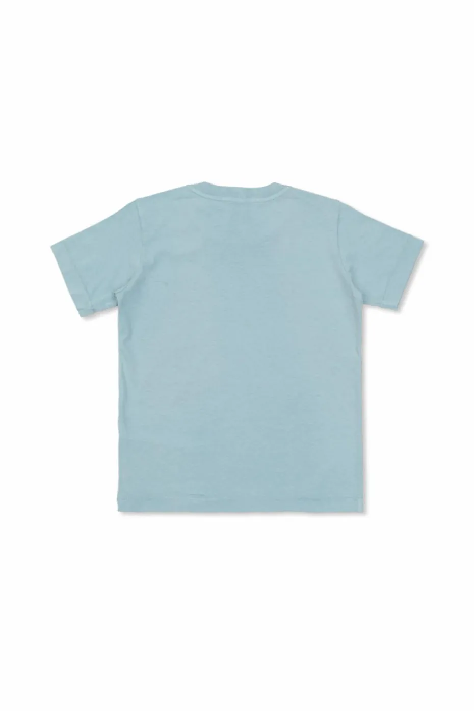 Stone Island Junior jasnoniebieski T-shirt z logo