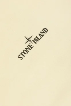Stone Island Junior kremowy Bluza z logo