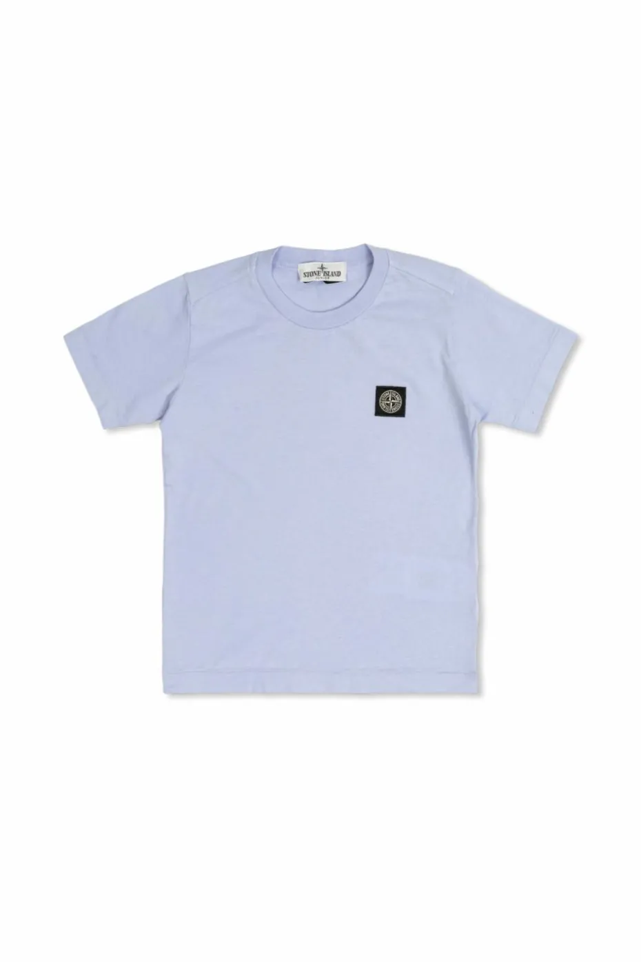 Stone Island Junior NIEBIESKI T-shirt z logo
