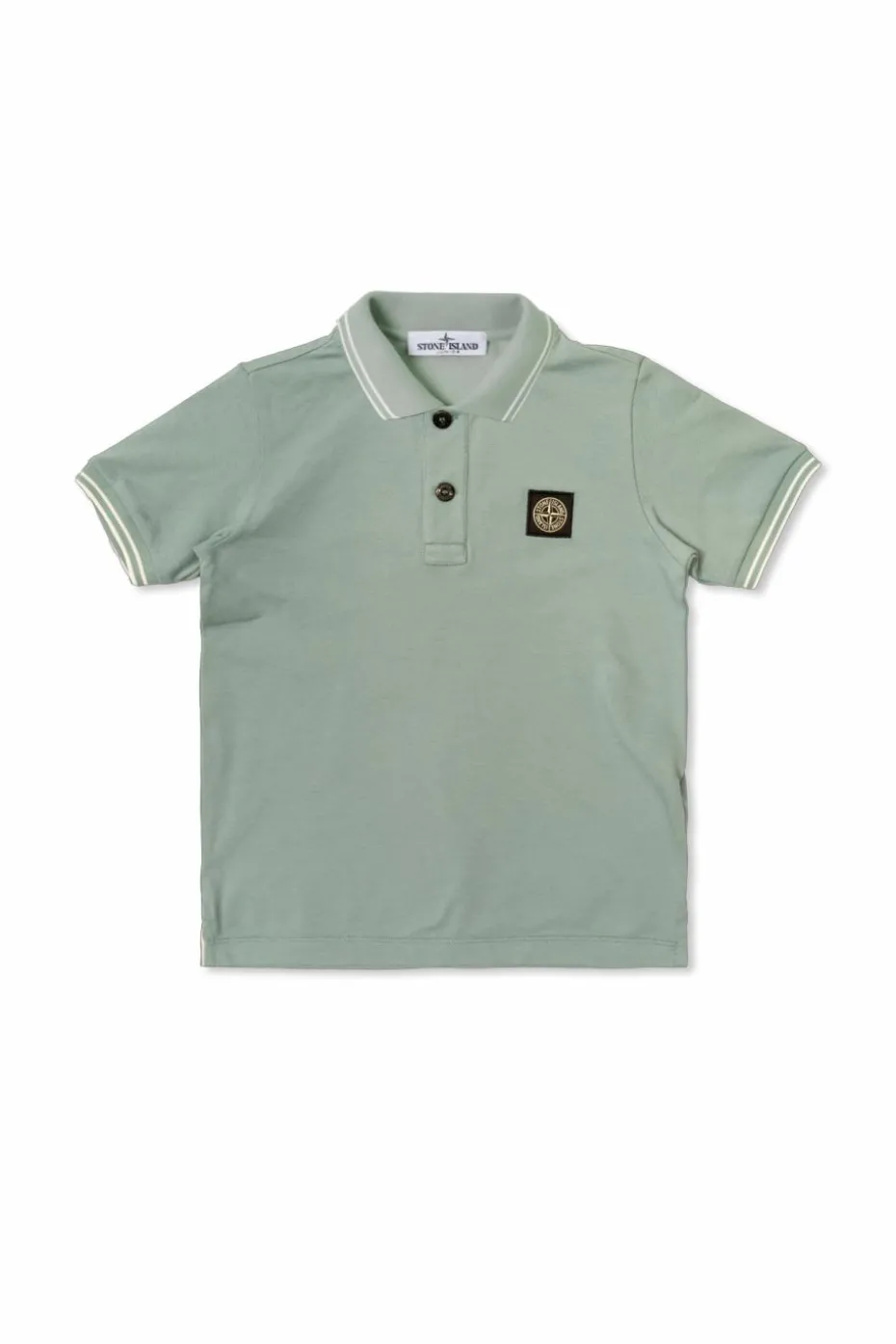 Stone Island Junior NIEBIESKI T-shirt z logo