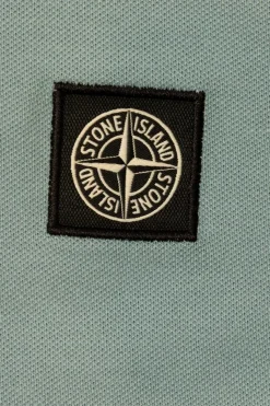 Stone Island Junior NIEBIESKI T-shirt z logo