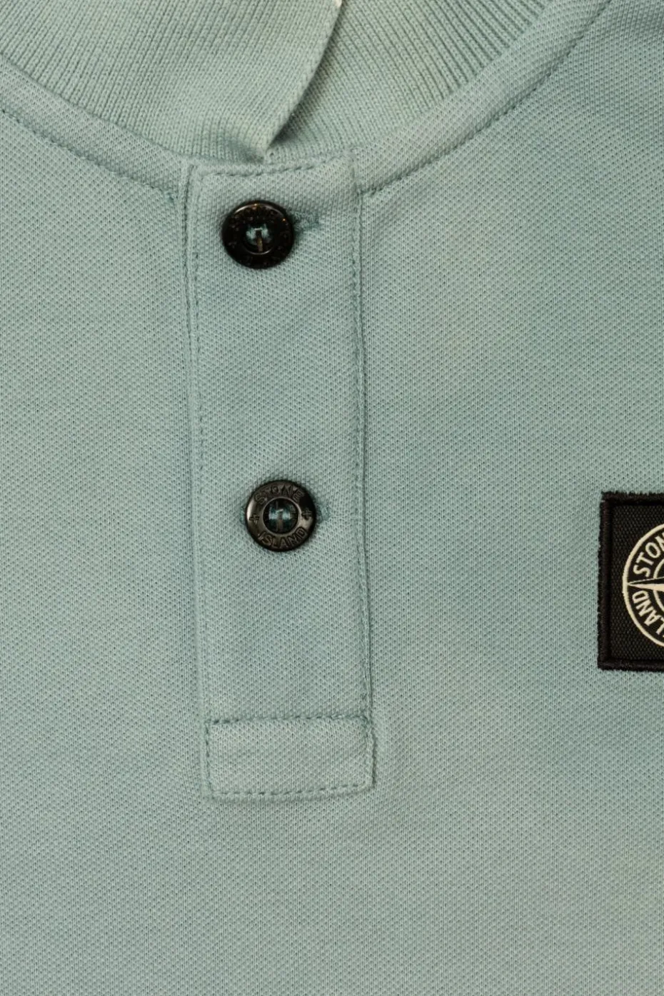 Stone Island Junior NIEBIESKI T-shirt z logo