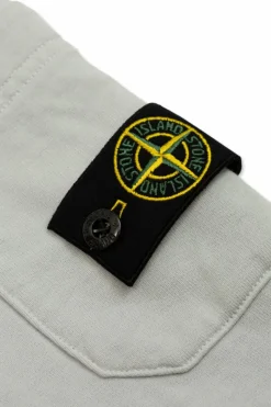Stone Island Junior SZARY Spodnie z logo