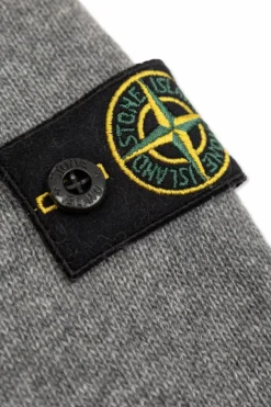 Stone Island Junior SZARY Sweter z logo