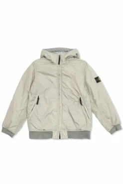 Stone Island Junior SZARY Ocieplana kurtka