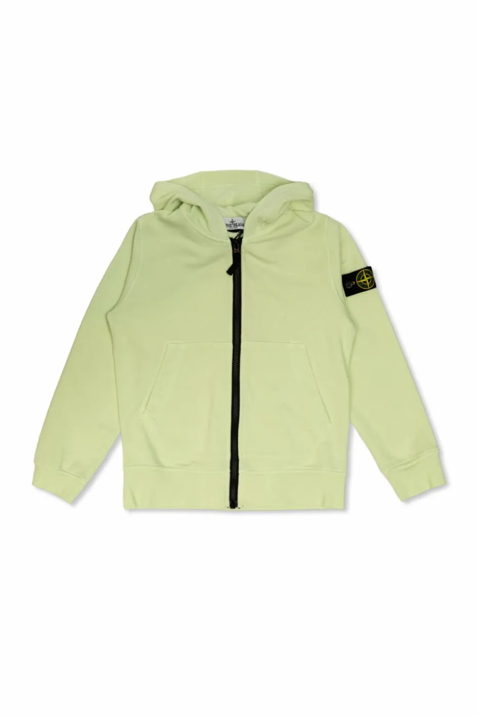Stone Island Junior ZIELONY Bluza z kapturem