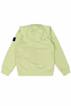 Stone Island Junior ZIELONY Bluza z kapturem