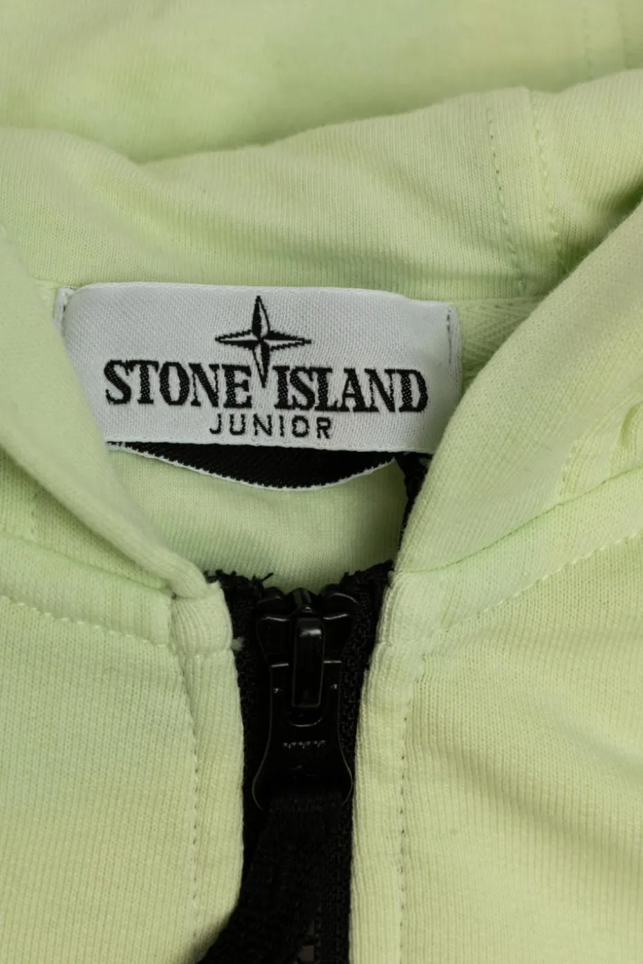 Stone Island Junior ZIELONY Bluza z kapturem