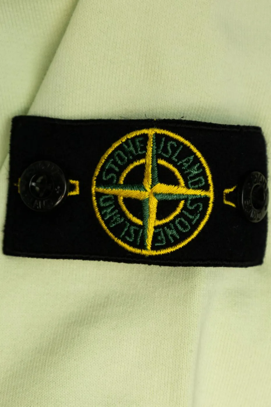 Stone Island Junior ZIELONY Bluza z kapturem