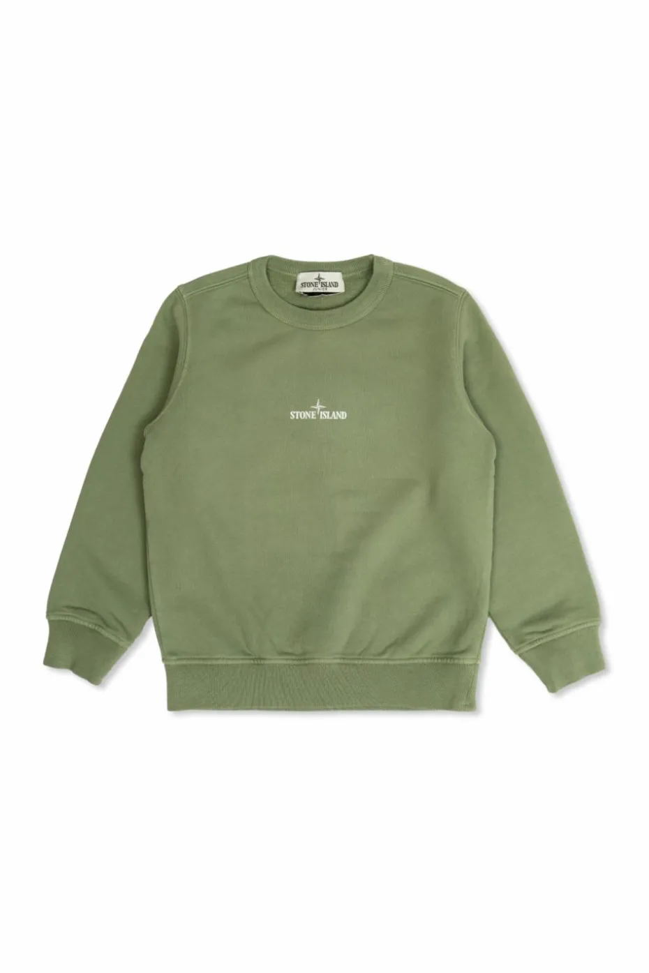Stone Island Junior ZIELONY Bluza z logo
