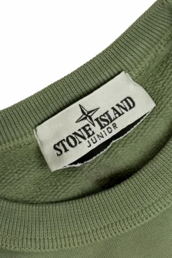 Stone Island Junior ZIELONY Bluza z logo